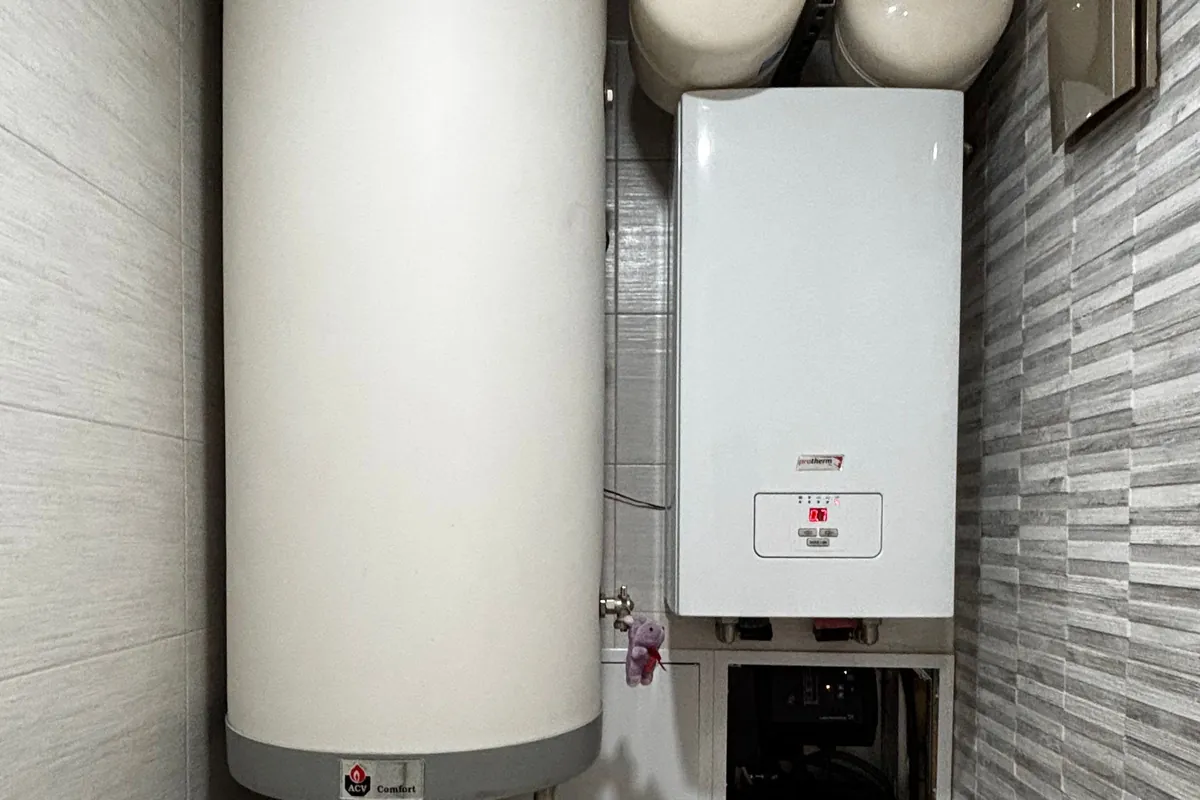 Boiler and cylinder