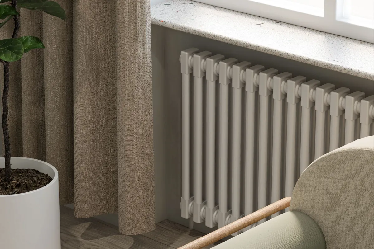 Radiator under a window